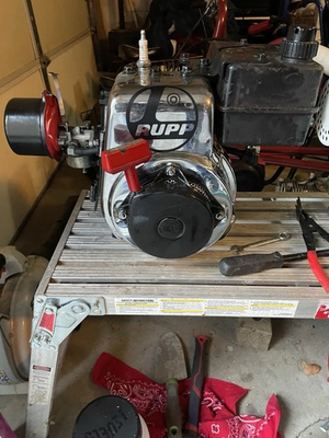 #ad Hs 40 Tecumseh Minibike Engine Chrome Lower Housing Unit $400.00