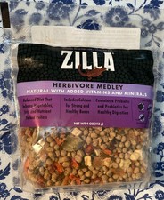 Zilla Reptile Food Meal Medley Diet Herbivore Mix 4 oz Complete  Balanced
