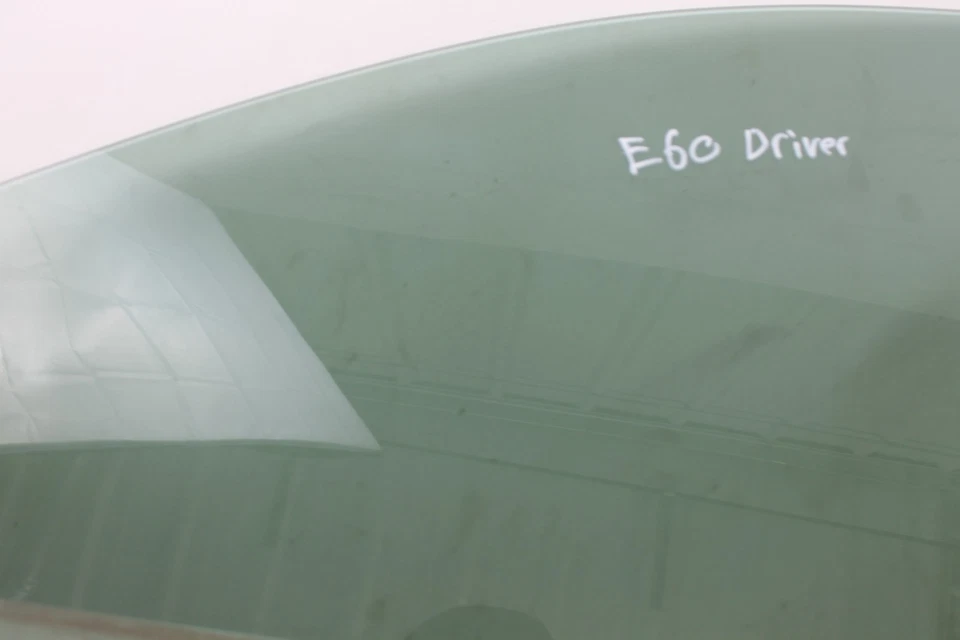 04-10 BMW E60 525i 530i 535i Driver Left Front Door Window Glass OEM - Image 4 of 4