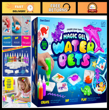 DIY Squishy Maker Kit for Kids - Aqua Fairy Water Gel Craft Set - Magic Elf Toy