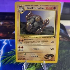 Brock's Golem 020/132 Gym Heroes Regular