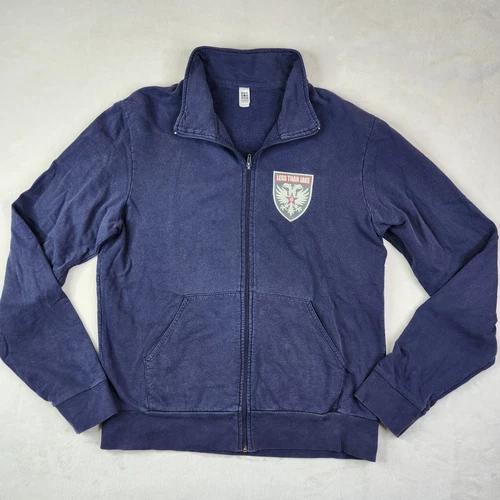 Vintage Less Than Jake Full Zip Track Jacket Mens Large Navy USA Made  video thumbnail