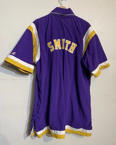Vintage Los Angeles Lakers Team Issued 93 94 Tony Smith Warm Up Pro Cut 46+3