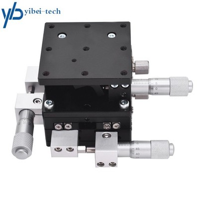 New 60×60mm 3Axis Linear Stage Trimming Platform Bearing Tuning Sliding Table