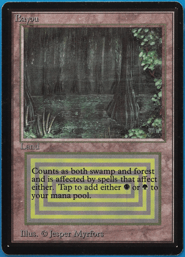 Bayou Beta PLD (Reserved List Dual Land MTG Magic Card) (500731) ABUGames - Picture 1 of 2