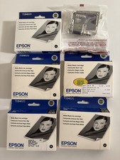 Lot of Six 6 - Epson T034820 Matte Black/Black Ink Cartridges for Epson 2200