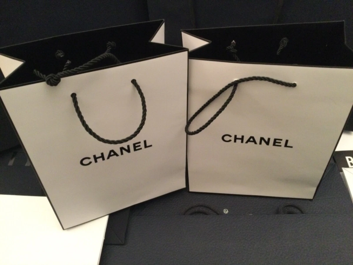 CHANEL, Bags, Two Chanel Paper Gift Bags