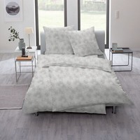 Estella Mako Jersey BettwäSche 135X200 Amalie Platin Ornamente Natur 6893-915