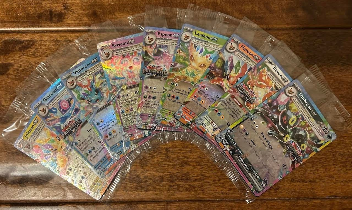 ポケモンカード テラスタルex 2box分　Prismatic Evol Prismatic Evolutions Surprise Box Sealed Stamped EX Promo Cards 9