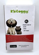 Katoggy XL Extra Large Inflatable Protective Pet/Animal Collar BLACK