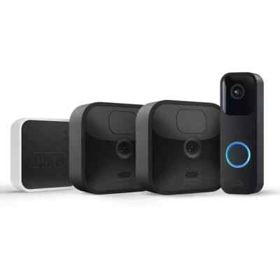 Blink Outdoor HD Security 2 Kamerasystem + Video Türklingel + Sync Modul 2 | Full Set