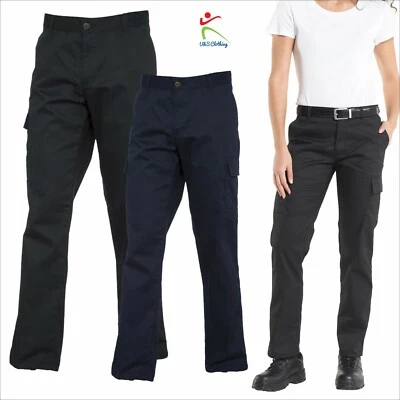 Uneek Ladies Cargo Trousers Combat Pockets Womens Work Wear Safety Pants Bottoms
