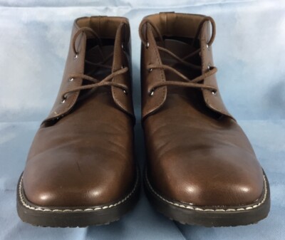 Guess Chukka Ankle Boots Mens 9M Lace Up Shoes Brown Faux  display picture 3