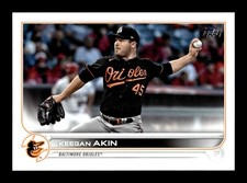 2022 Topps Series 1 Keegan Akin #328 Baltimore Orioles