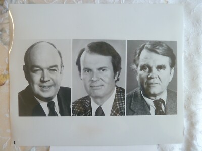 CAMPAIGN ''80 8x10 b/w Press Photo/ Kuralt, Osgood & Rooney
