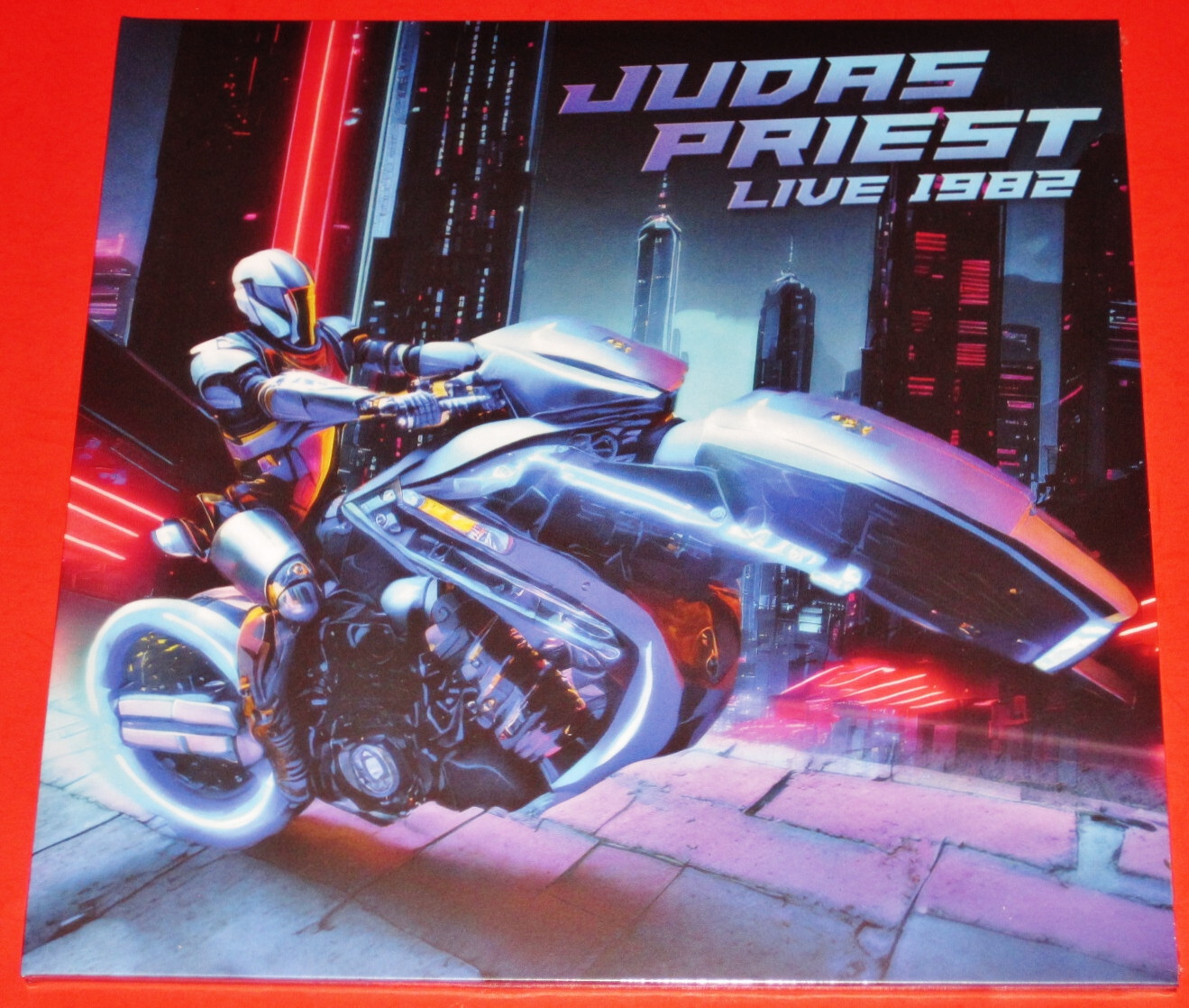 Judas Priest: Live 1982 - Limited Edition LP Clear Vinyl Record EU EWR034LTD NEW