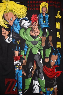 DBZ Fighters vs Androids Goku Android 17 AOP Dragon Ball Z Shirt Size XL