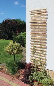 VOSS.garden Rankgitter 60x200cm Haselnuss Holz - Natürliche Kletterhilfe Für Pflanzen