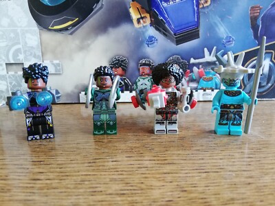 LEGO 76211 BLACK PANTHER WAKANDA FOREVER SHURI'S SUNBIRD 4 FIGUREN NEU!!! 