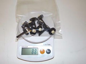 10 Stk. Höhenstellfuss Stellschraube M6 Noris u. a. Projektoren Vintage NOS W392