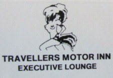 GIRLIE: TRAVELLERS GENTLEMAN'S CLUB MATCHBOOK COVER (CAMBRIDGE, ONTARIO) -E23
