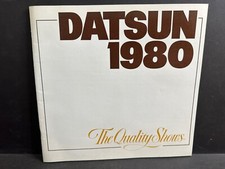 1980 Datsun Quality Shows Dealership Car Auto Brochure Catalog 280zx B210-510