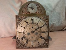 Antique Welsh Arched Dial Longcase Clock Movement Holld Farmer Carnarvon