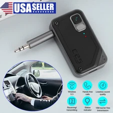 2 in 1 Bluetooth v5.3 Transmitter Receiver Wireless Audio 3.5mm Jack Aux Adapter