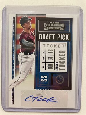 carson tucker auto. 2020 panini contenders baseball autograph | eBay
