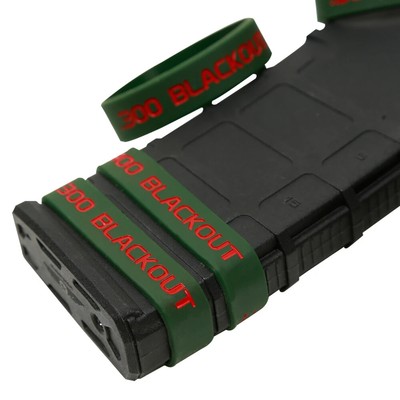 6 Pack Magazine Marking Band for 223 REM 5.56 300 AAC BLK 7.62x35 mm 300 Blackou