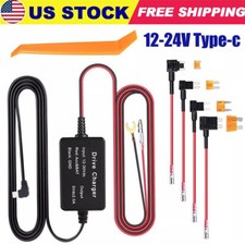 Dash Cam Hardwire Kit USB Type C Charger Power Cord 12V To 5V 2A for Car DVR New