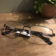 NEW Pierre Cardin PC 6807 1OG Matte Black Eyeglasses Frames 54 18 140 143 Metal