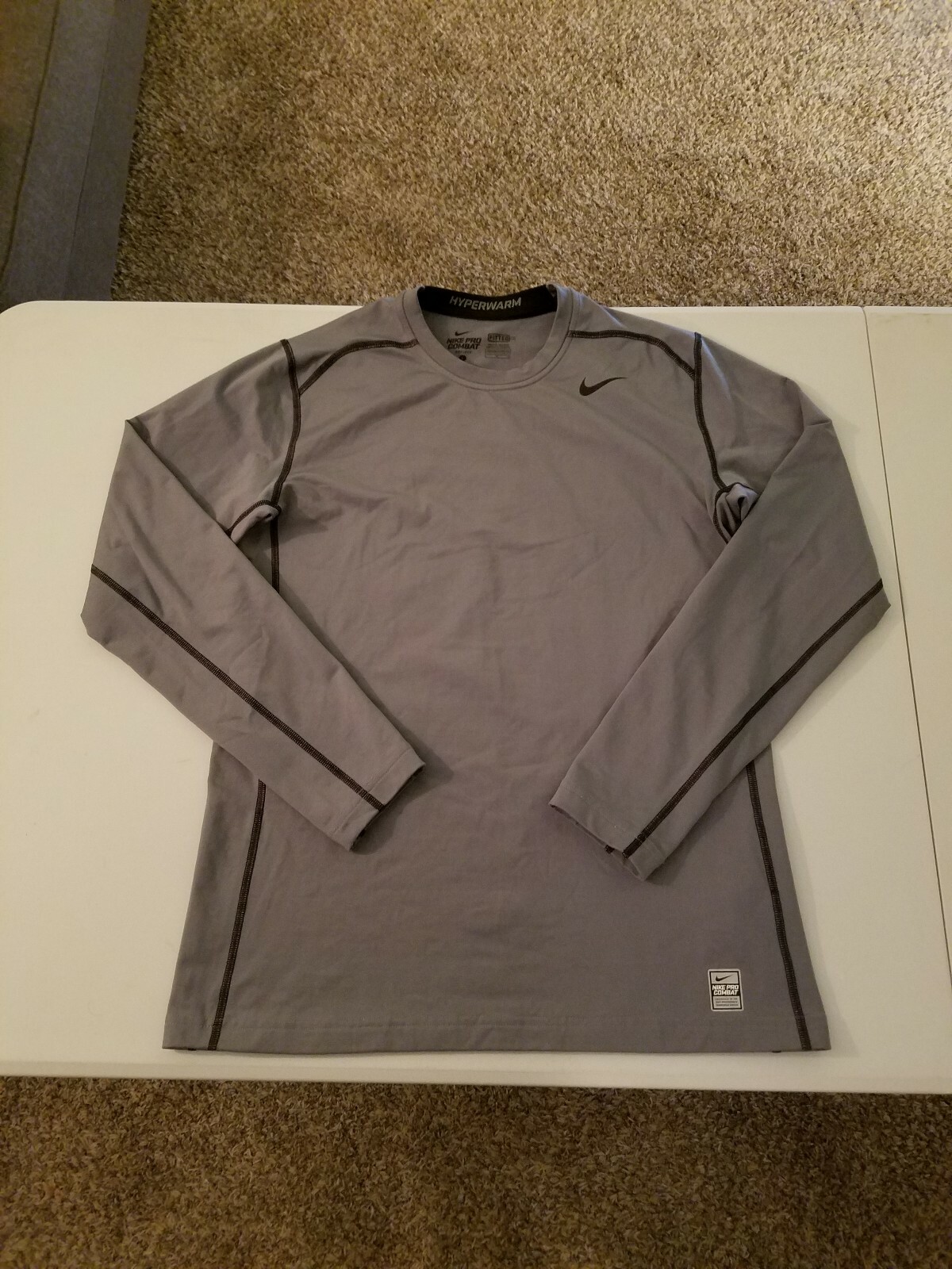 nike pro combat hyperwarm long sleeve