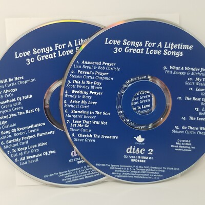 Love Songs For A Lifetime 2 disc CD | eBay