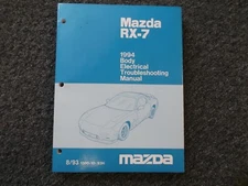 1994 Mazda RX-7 Turbo Body Electrical Troubleshooting Shop Service Manual