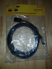 DELOCK - Cable Displayport male 1.1 > DisplayPort male - GOLD - 3 mtr - NEU OVP