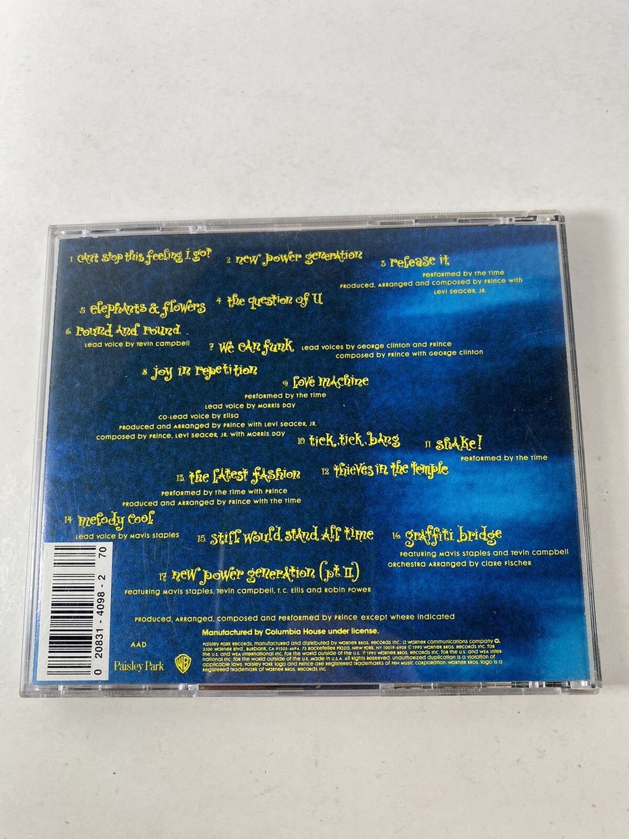 Prince Graffiti Bridge CD 1990 Warner Explicit Club Edition