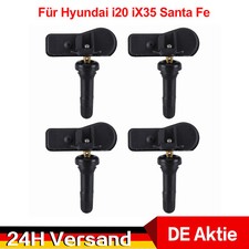 4x Radsensor Reifendrucksensor Vorne Hinten für Hyundai i20 iX35 Santa Fé RDKS