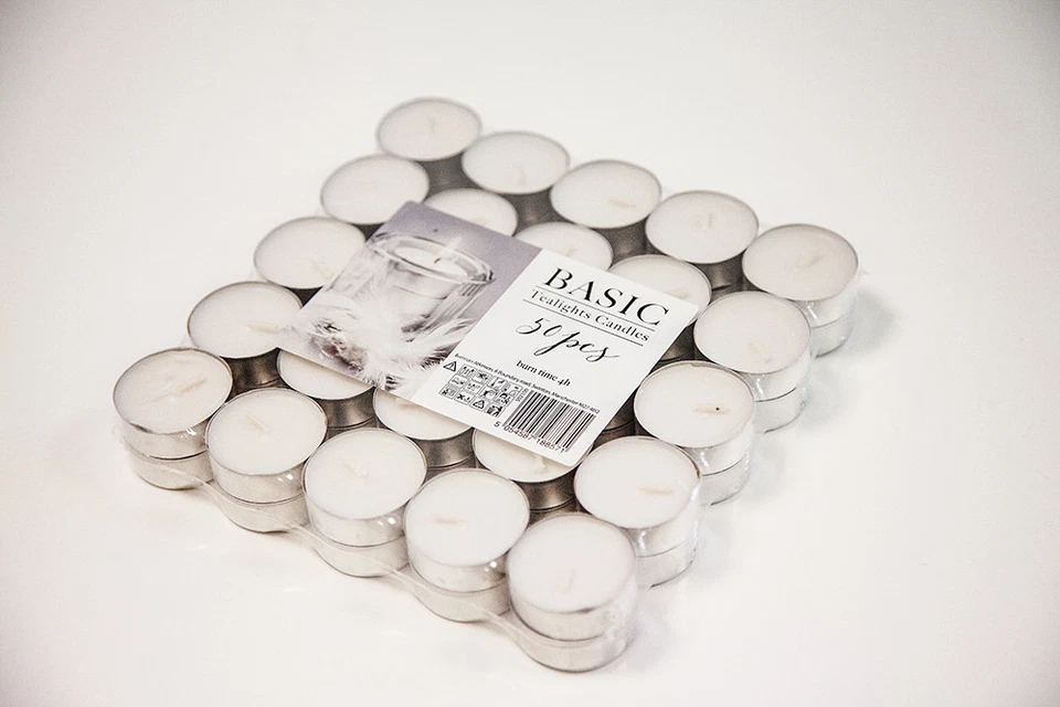 Bougies À Thé De Noël Paquet De 50 Lumières De Mariage Décoration D'Intérieur - Photo 1/1
