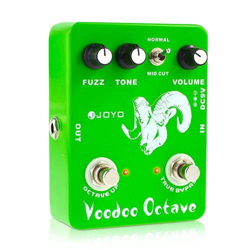 JOYO Octave Fuzz Effect Pedal 2 Modes Electric Guitar True Bypass Free Return