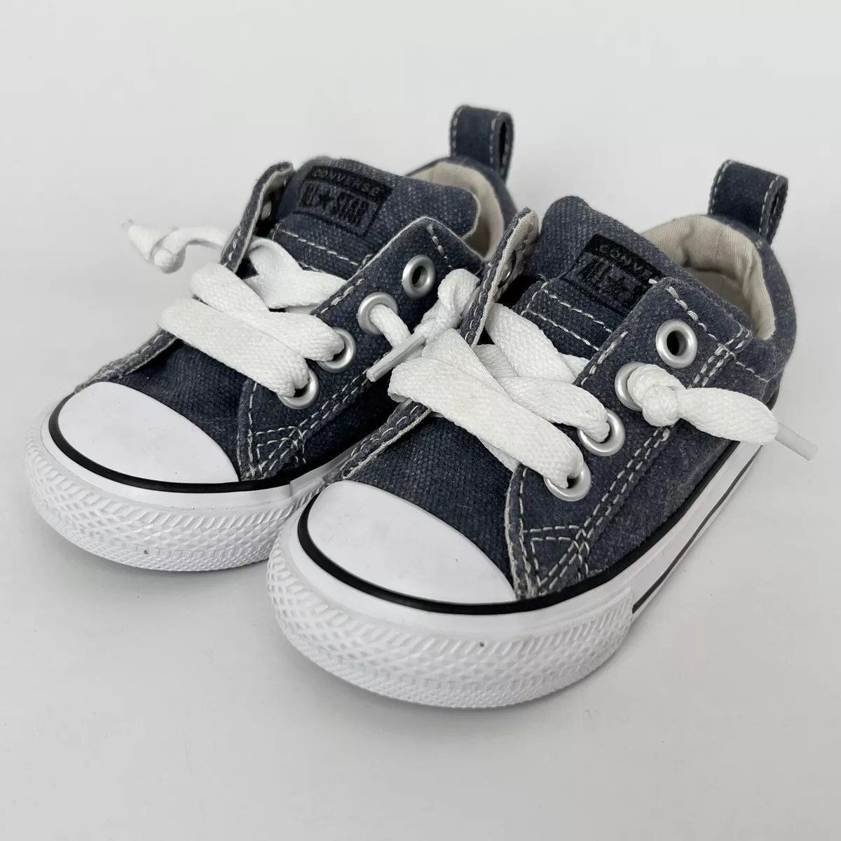 Converse All Star Slip Blue Denim Shoes Cap Sneaker Size 5 eBay