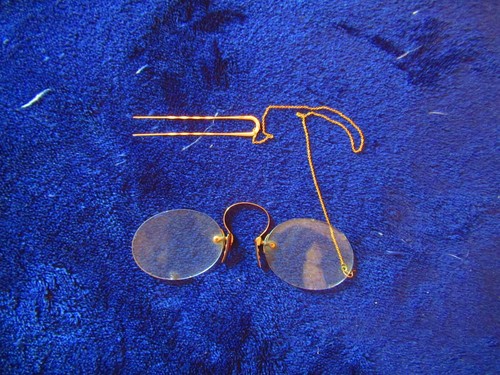 Antique Pince-nez reading glasses