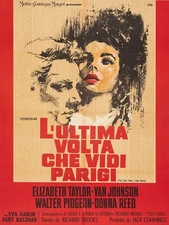 Wall Decoration Poster.Retro home.Art design.Last time I saw Paris movie.11652