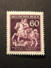 GERMANY BOHEMIA AND MORAVIA 1943 WWII-GERMAN OCCUPATION  MNH /b1 #a23