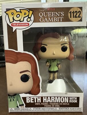 Funko Pop! Television The Queen's Gambit #1122 Beth Harmon w/ Rook Vinyl Figure
