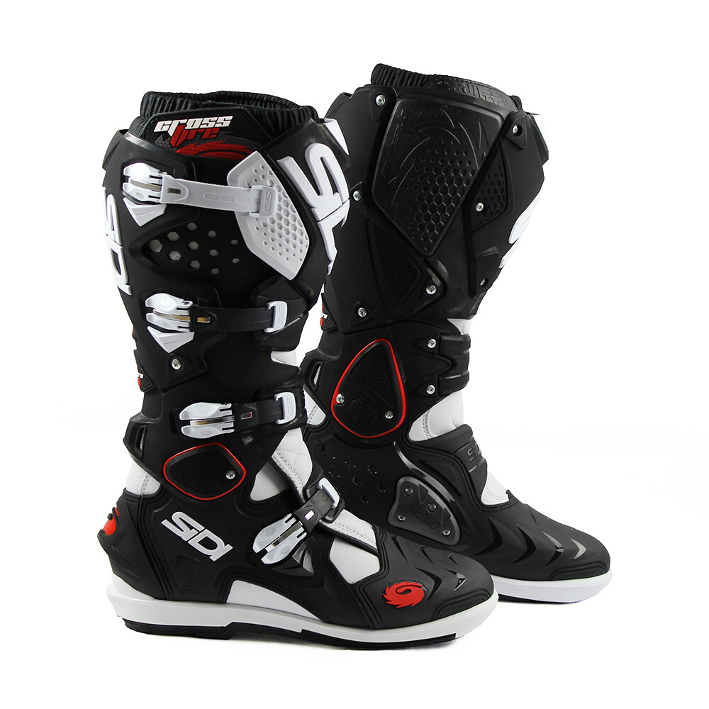 Sidi crossfire 2 motocross boots Sidi Crossfire 2 SRS Boots Black/Flo-Green | Sidi Mens  main image 4