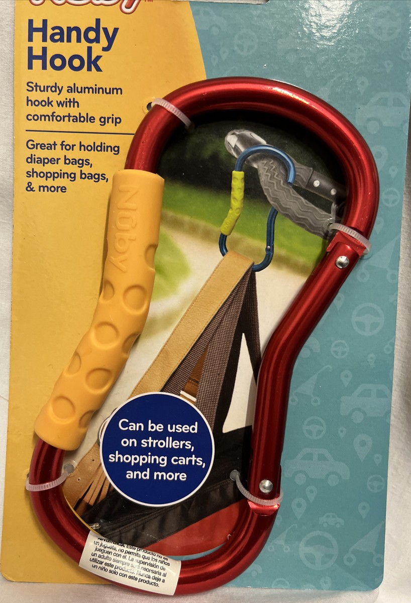 Grip Hook Nuby Handy Hook Carabiner Super Strong Stroller Clip