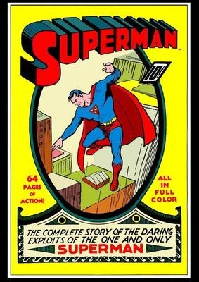 KIMERA Y FOLEY COLLECTABLES DC Comics Dibón metálico Superman Vol. 1 1939 17 x26