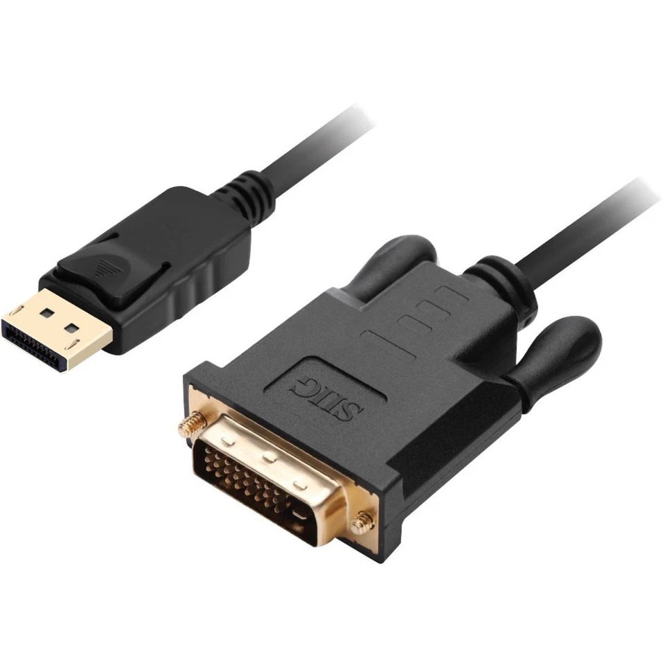 SIIG DisplayPort to DVI 6ft Cable (cbdp1v12s1) - Image 2 of 4