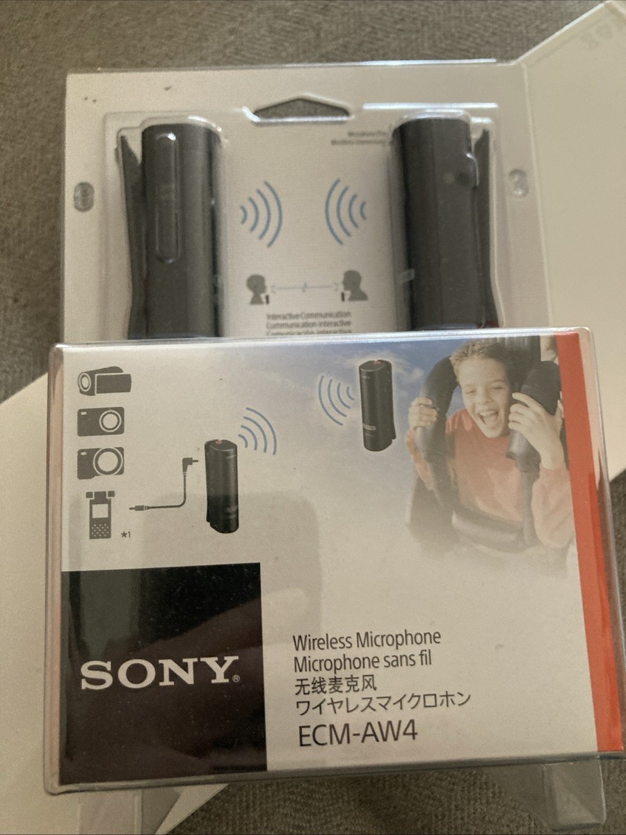 SONY ワイヤレスマイクロフォン ECM-AW4 【公式通販】